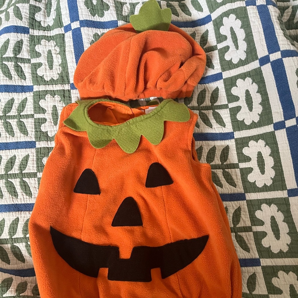 12-24 months pumpkin baby Halloween costume from Pottery Barn